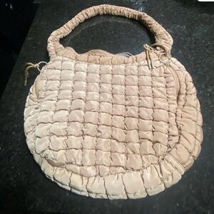 Urban Expressions quilted puffer hobo bag